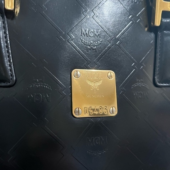 MCM BLACK HANDBAG - Picture 3 of 11